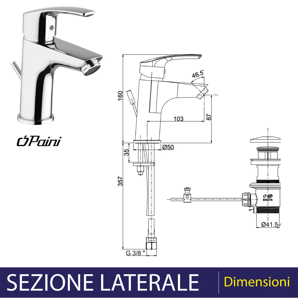 MISCELATORE LAVABO "NEW BERRY" - img 3