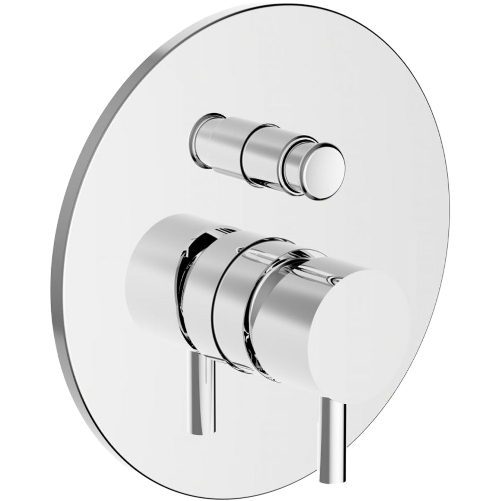PIASTRA E LEVA PER INCASSO DOCCIA CON DEVIATORE JABIL - img 2