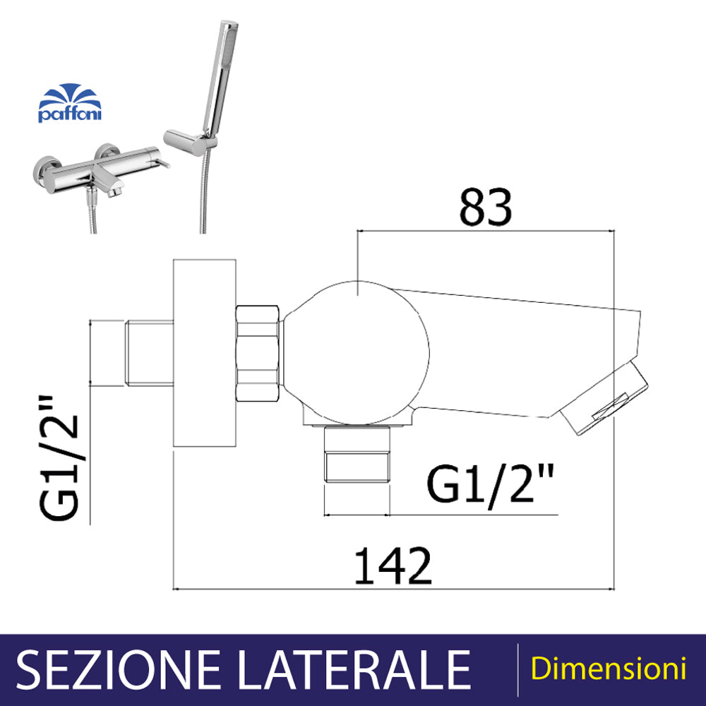 MISCELATORE ESTERNO VASCA "STICK" - img 3