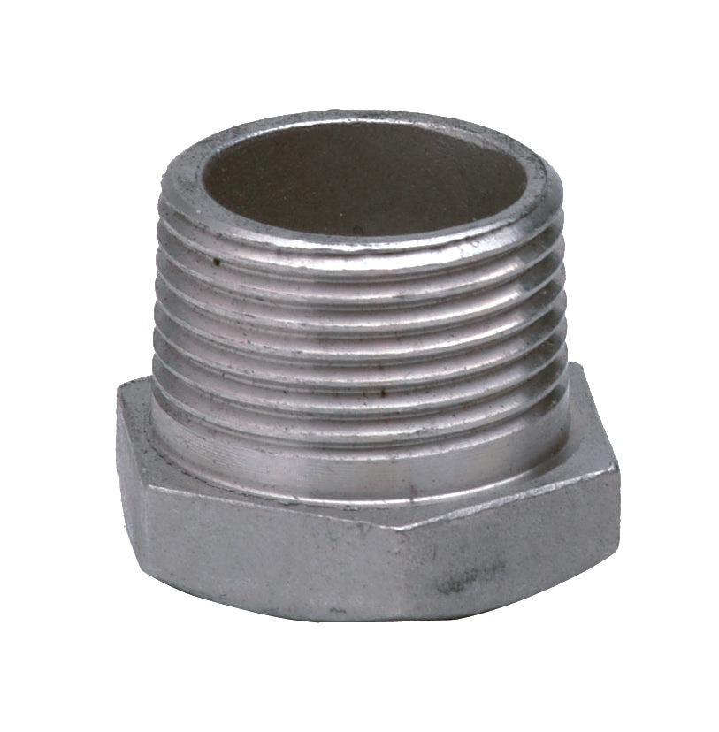 TAPPO MASCHIO ESAGONALE IN ACCIAIO INOX - img 2