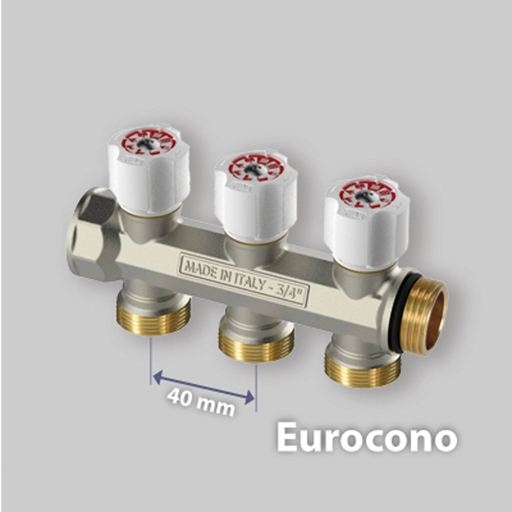 COLLETTORE LINEARE "EASY LOCK" CON RUBINETTI DI ARRESTO IVAR - img 3