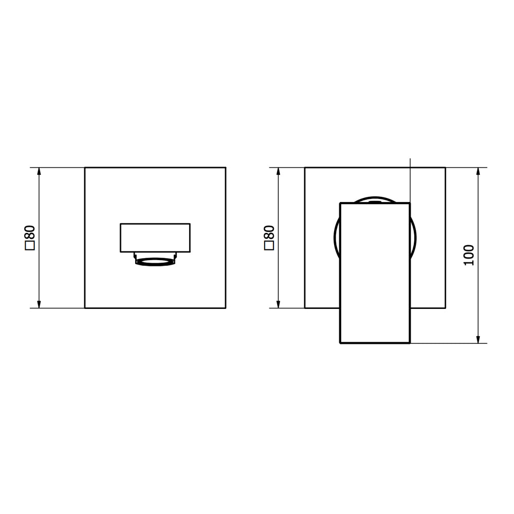BATTERIA LAVABO INCASSO A PARETE "PILLAR" - img 3