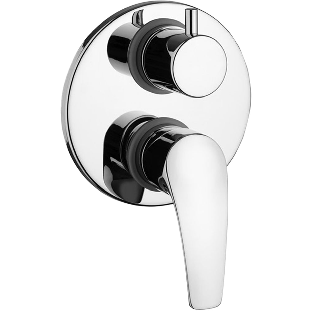 MISCELATORE DOCCIA INCASSO CON DEVIATORE "NEW BERRY" - img 2