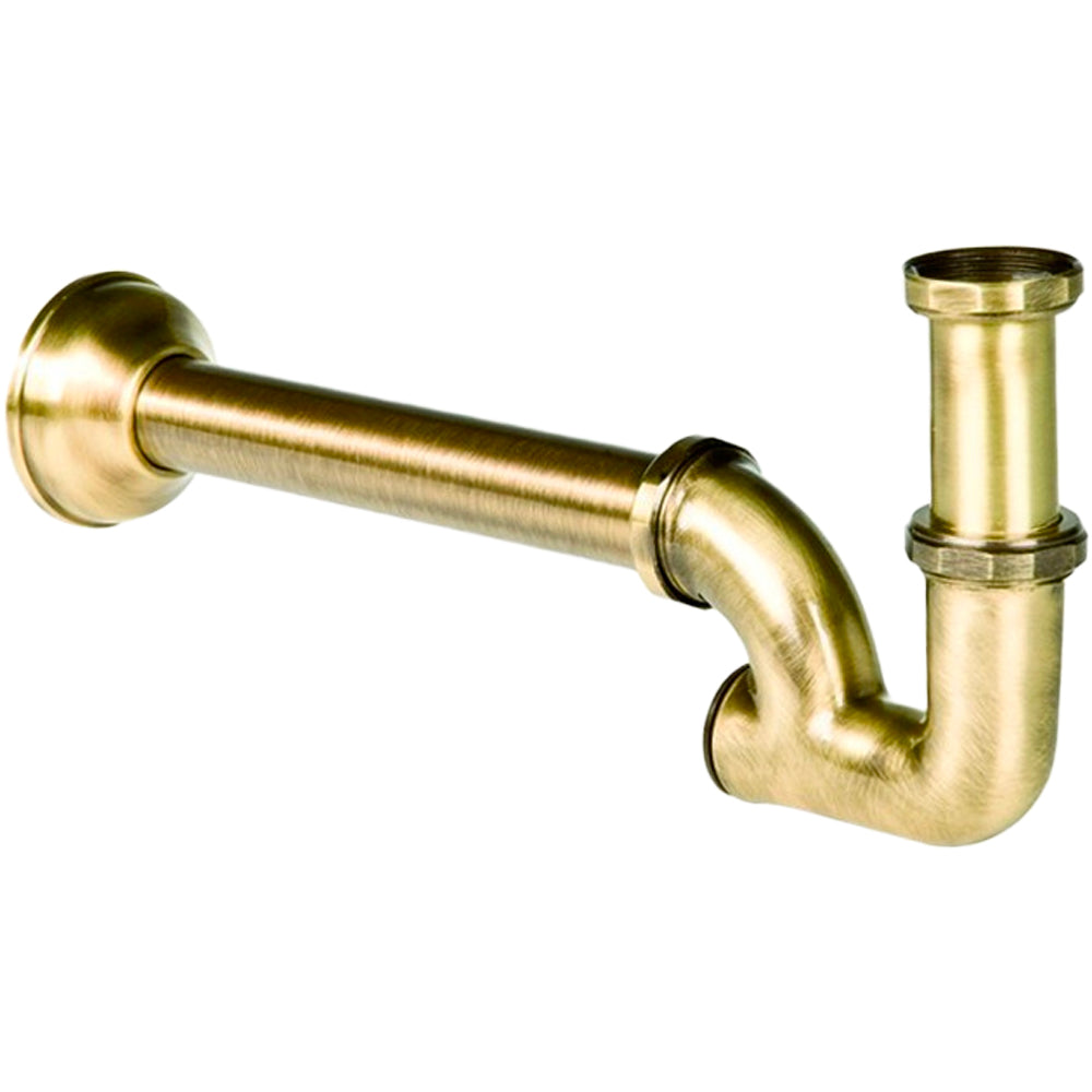 SIFONE PER LAVABO E BIDET CON ISPEZIONE POSTERIORE BRONZATO - img 2