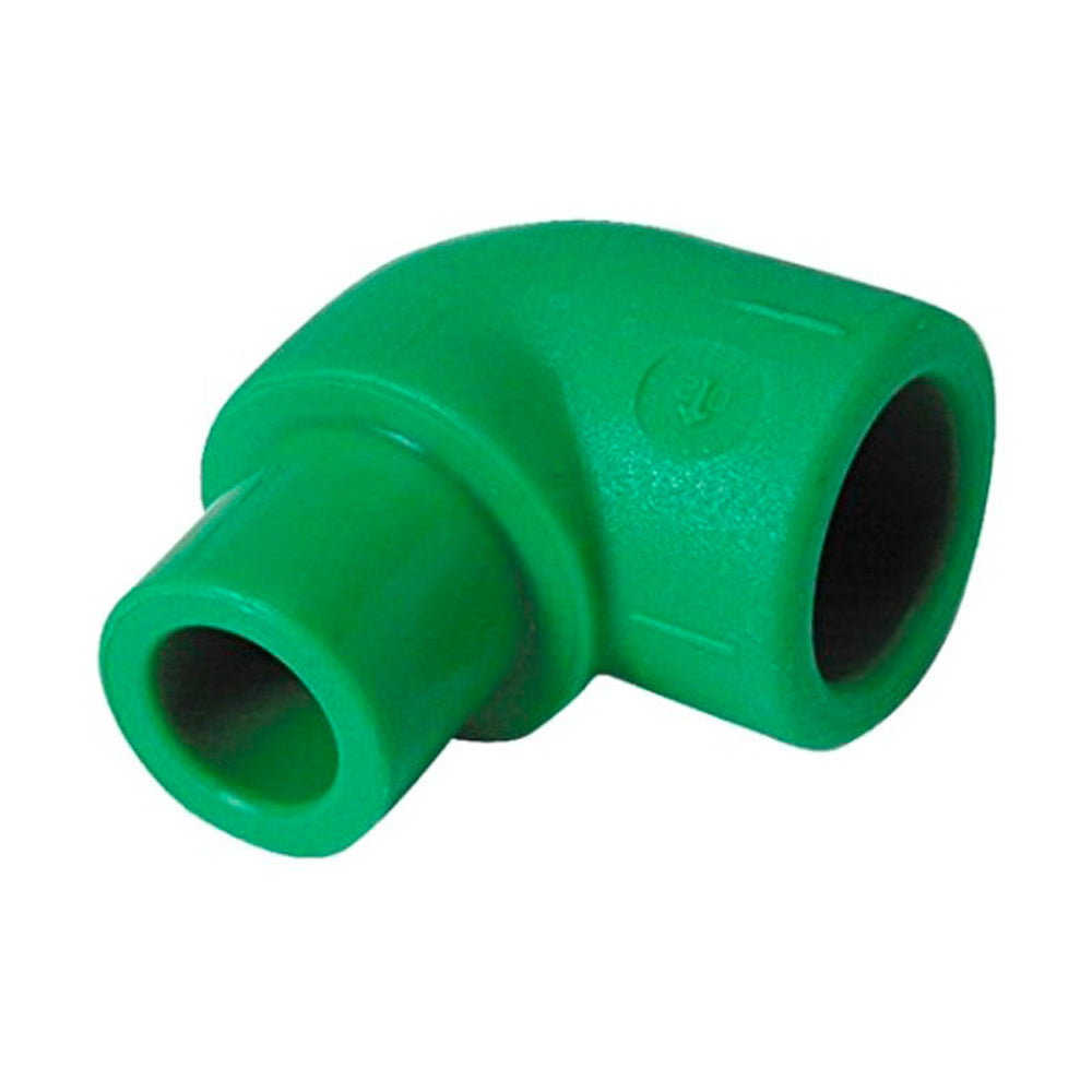 GOMITO A 90° MASCHIO/FEMMINA IN PPR VERDE PN25 - img 3