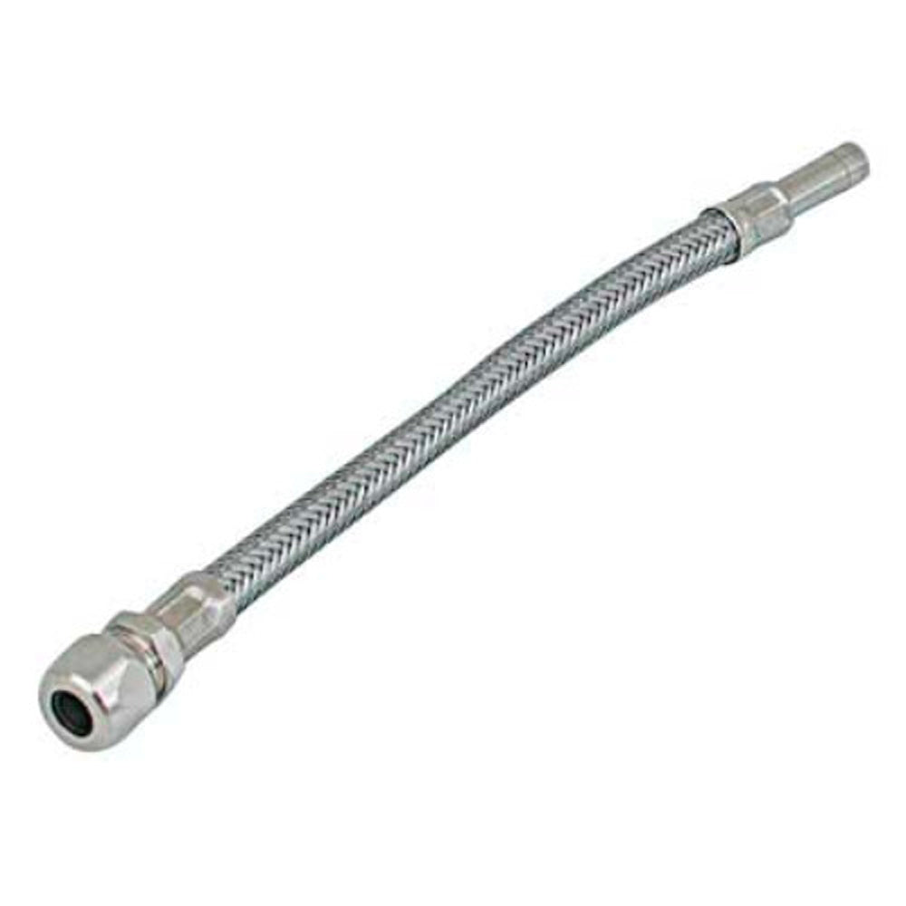 FLESSIBILE IN ACCIAIO INOX M3/8"x10 BICONO CON TRONCHETTO Ø10 - img 4