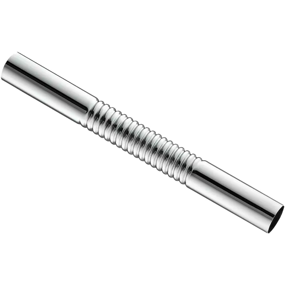 CANOTTO FLESSIBILE RIGATO IN OTTONE CROMATO - img 2