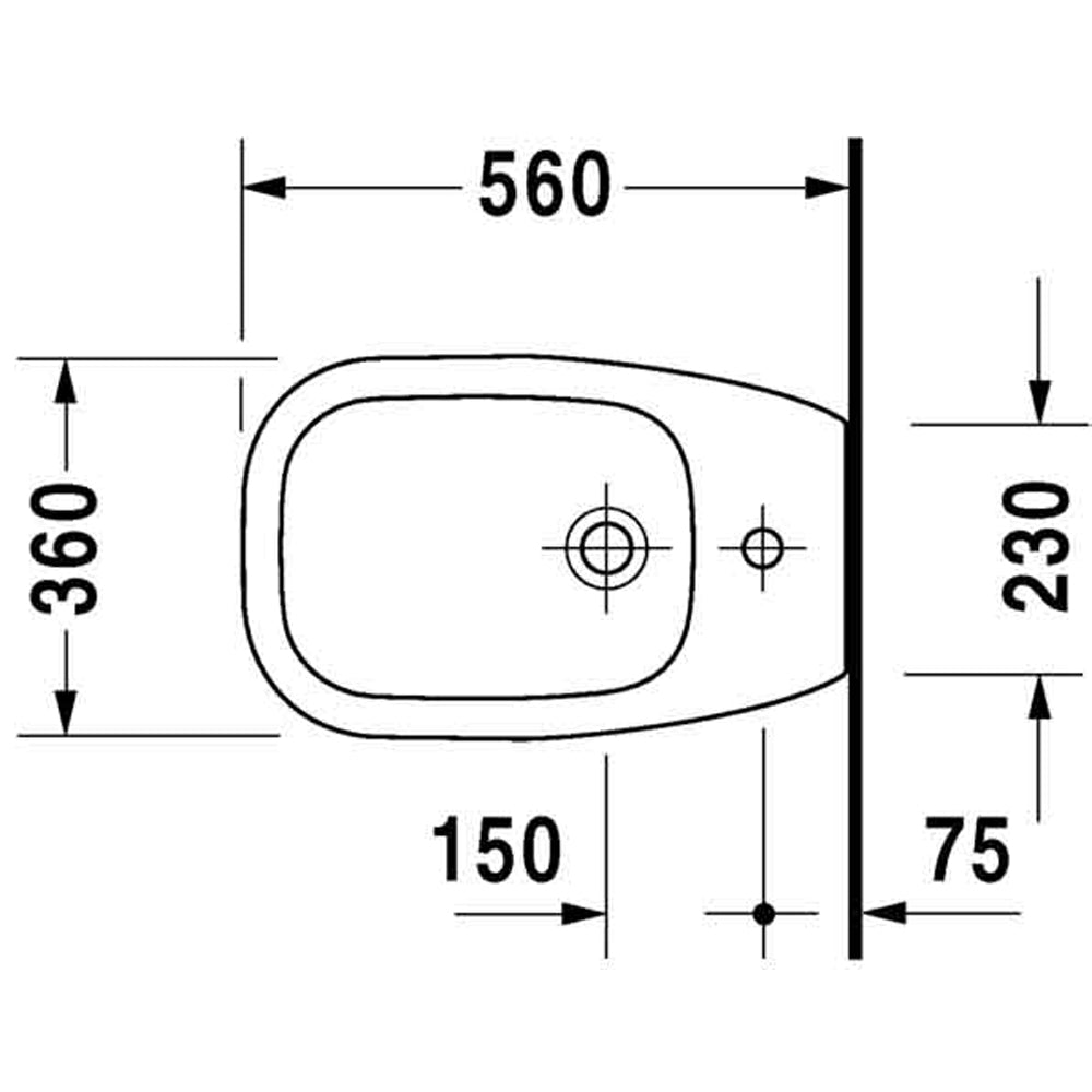 BIDET FILO PARETE "D-CODE" - img 4