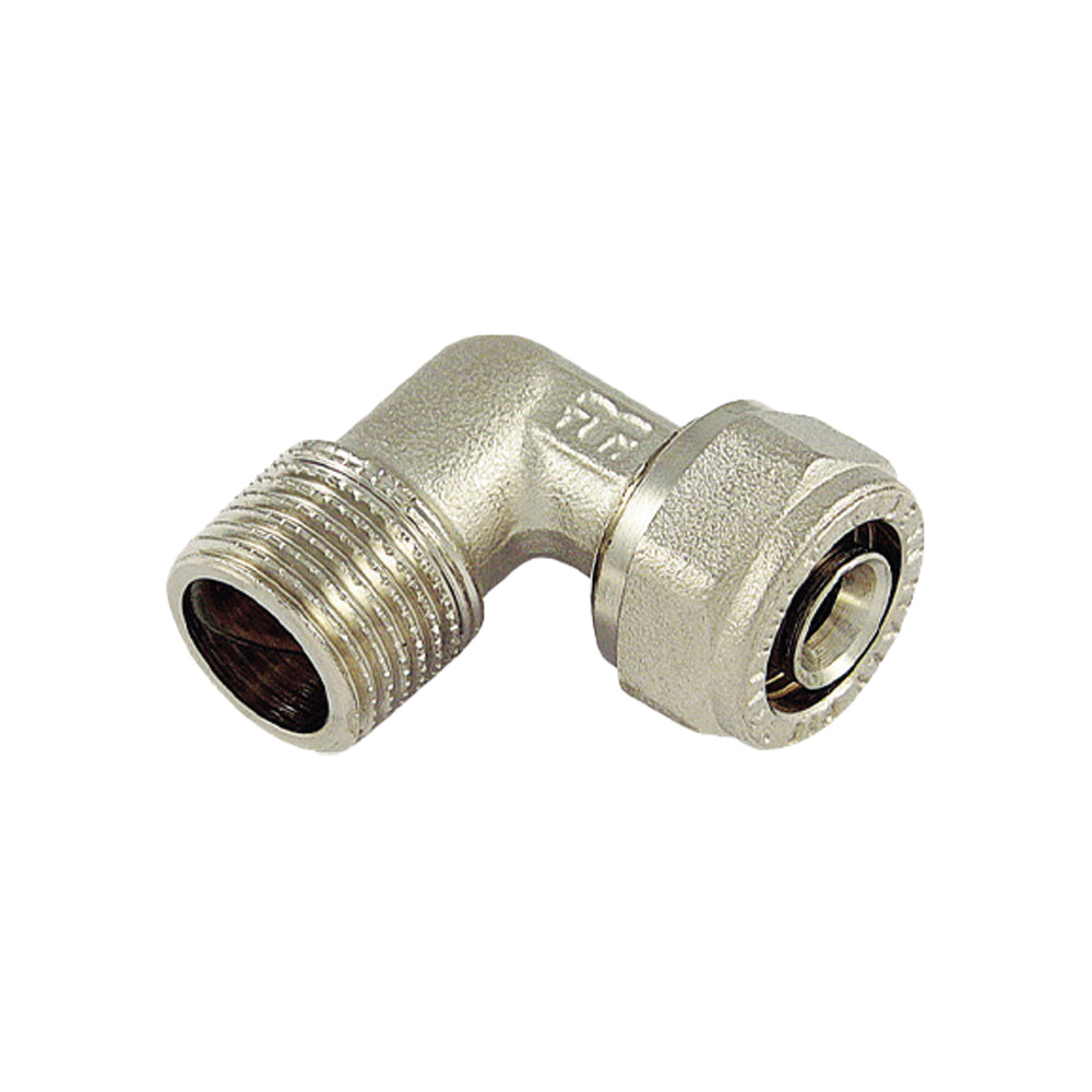 GOMITO MASCHIO A COMPRESSIONE PER TUBO MULTISTRATO TM - img 2