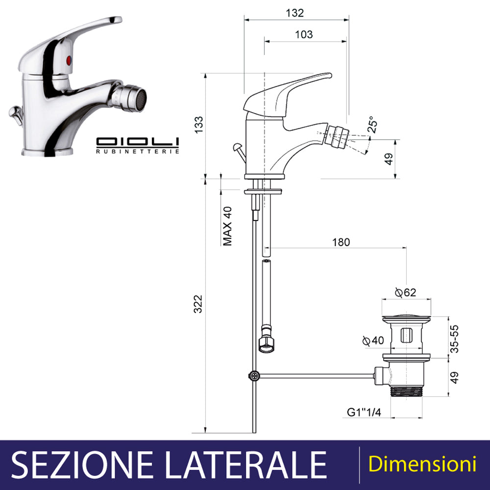 MISCELATORE BIDET VENEZIA - img 4