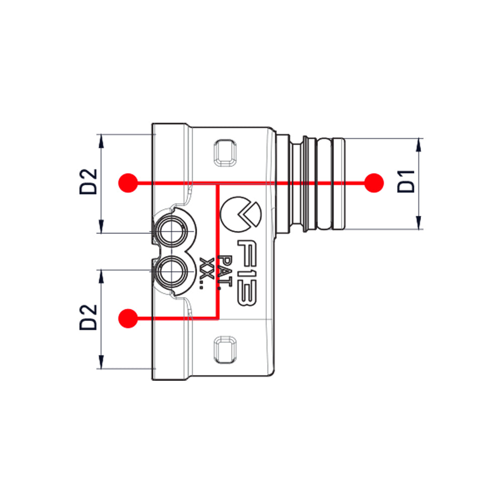 GIUNTO DOPPIO TWIN FASTEC TECO F/F/M - img 3