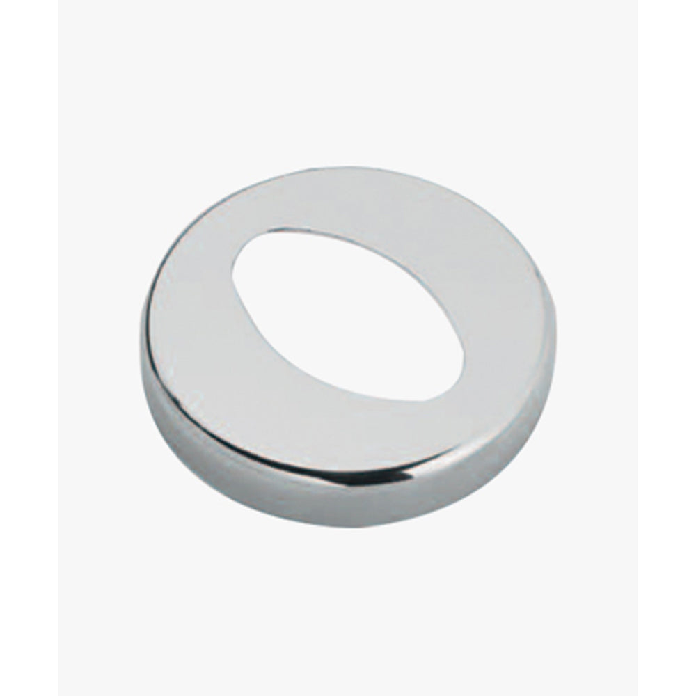 ROSONE CON FORO OVALE PER CURVA A 45° INOX - img 3