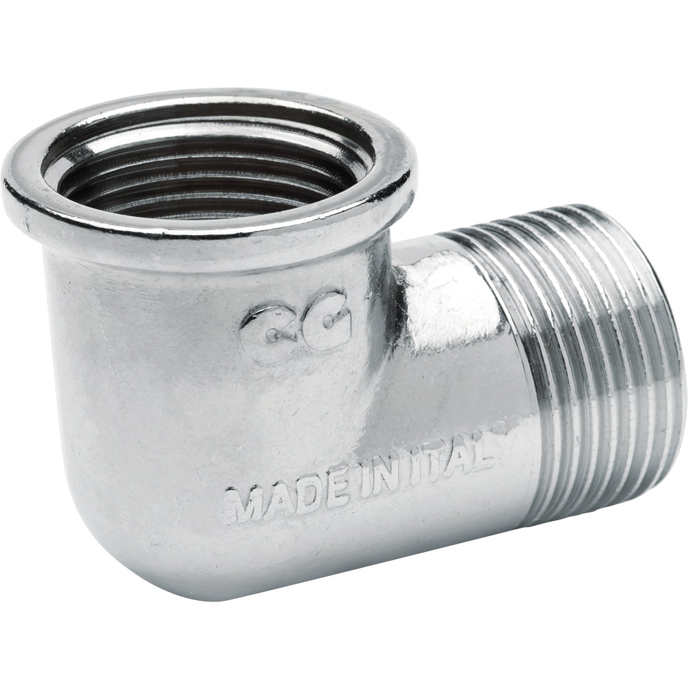 GOMITO MASCHIO/FEMMINA IN OTTONE CROMATO - img 2
