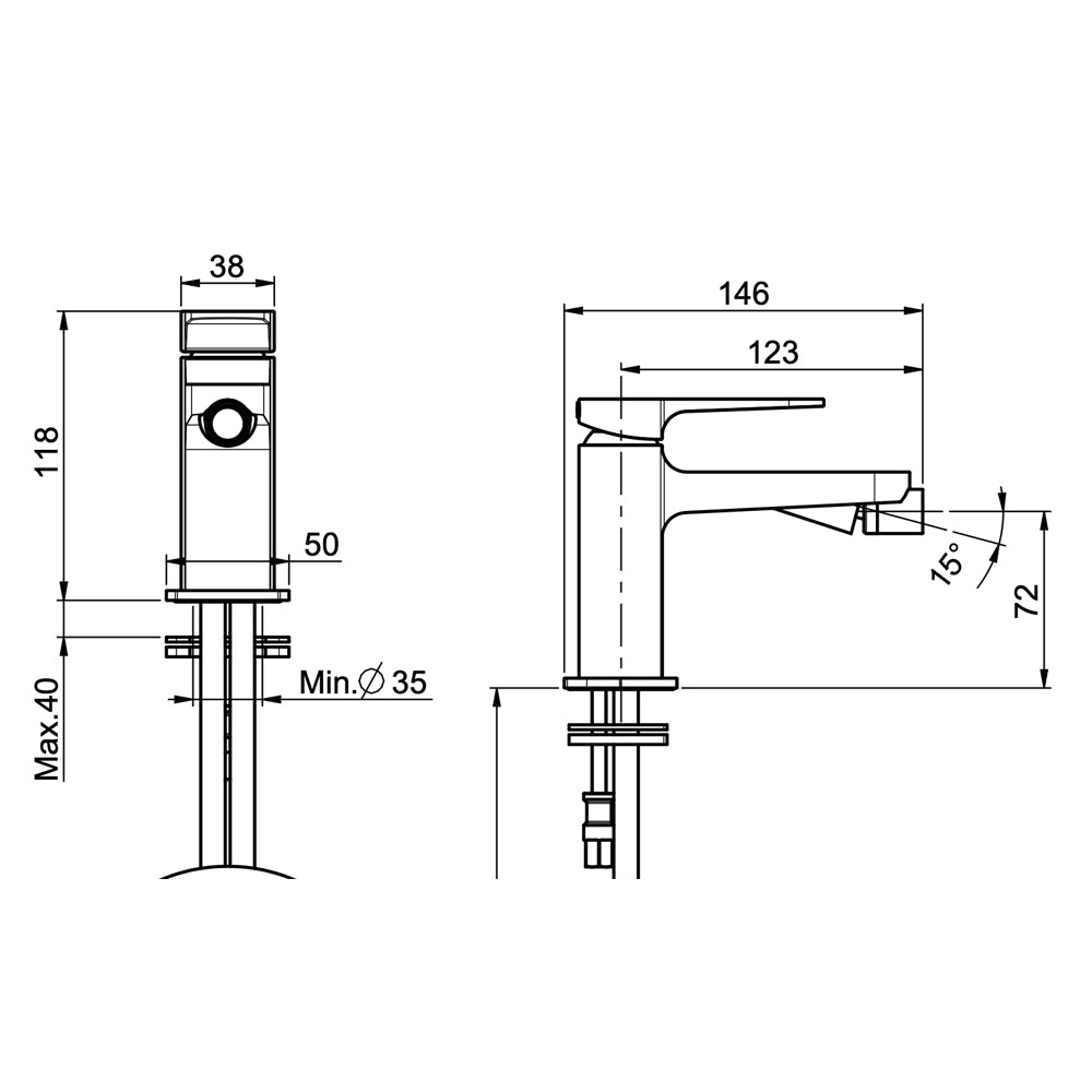 MISCELATORE BIDET "NEXT" - img 4