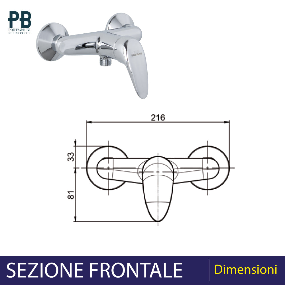 MISCELATORE DOCCIA ESTERNO "SERIE 18" - img 4