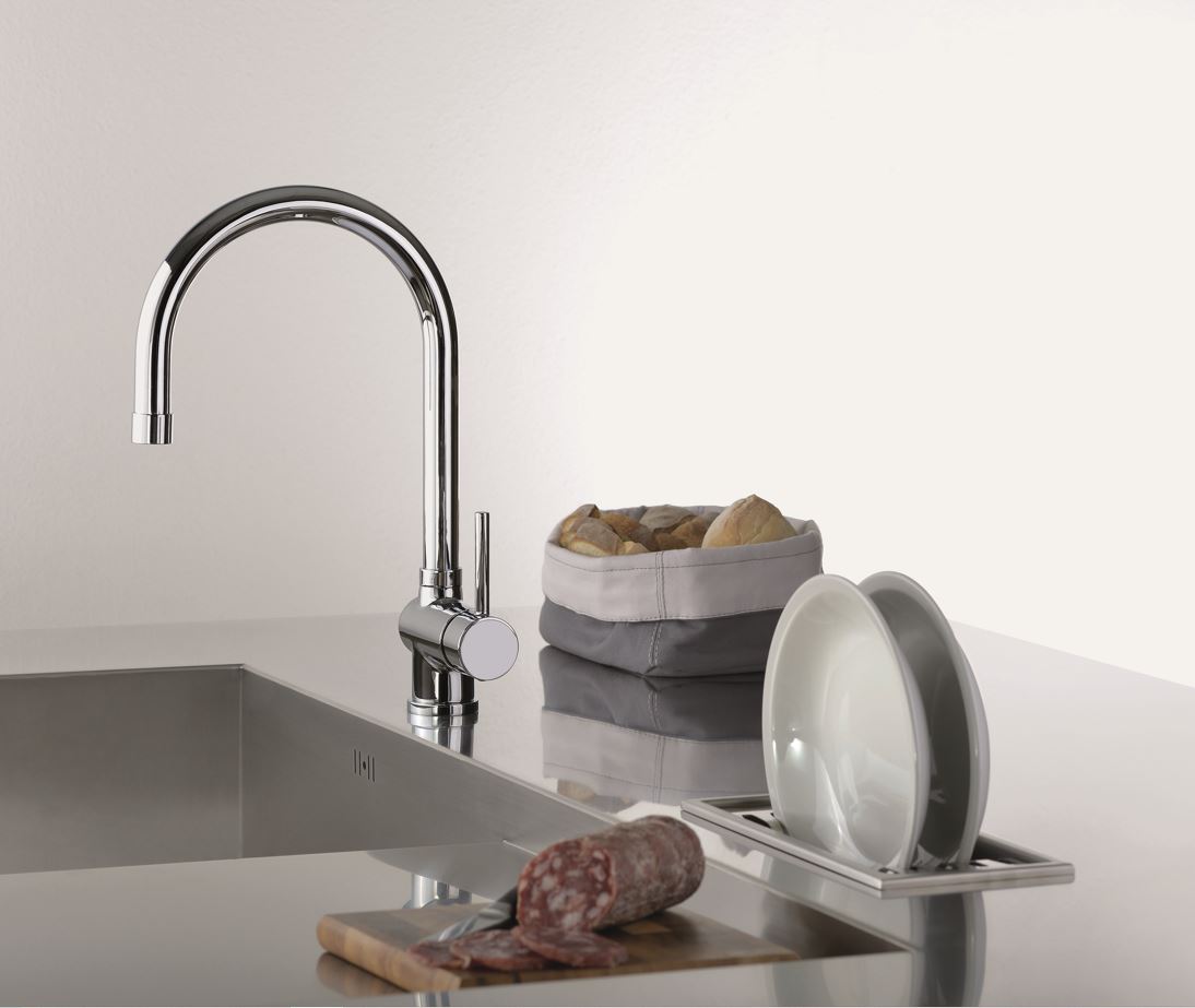 MISCELATORE LAVELLO MONOFORO TUBO ORIENTABILE STICK - img 4
