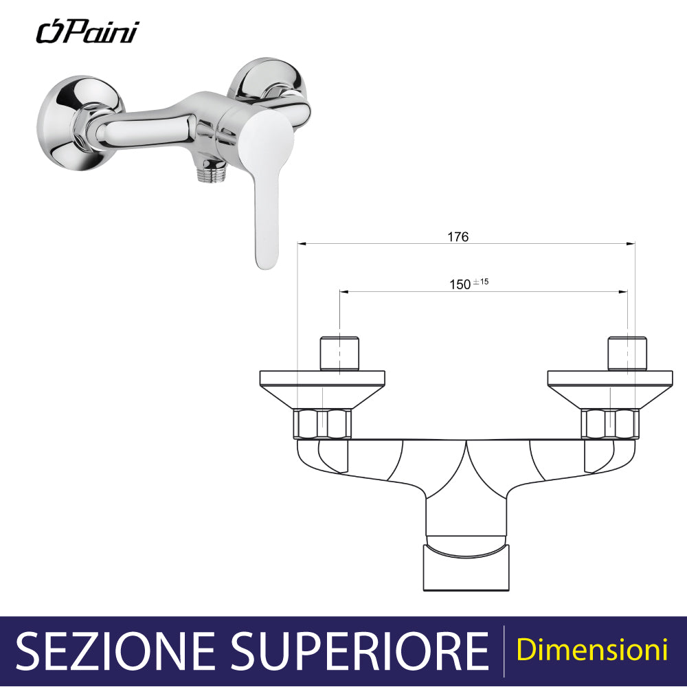 MISCELATORE DOCCIA ESTERNO "P3" - img 4