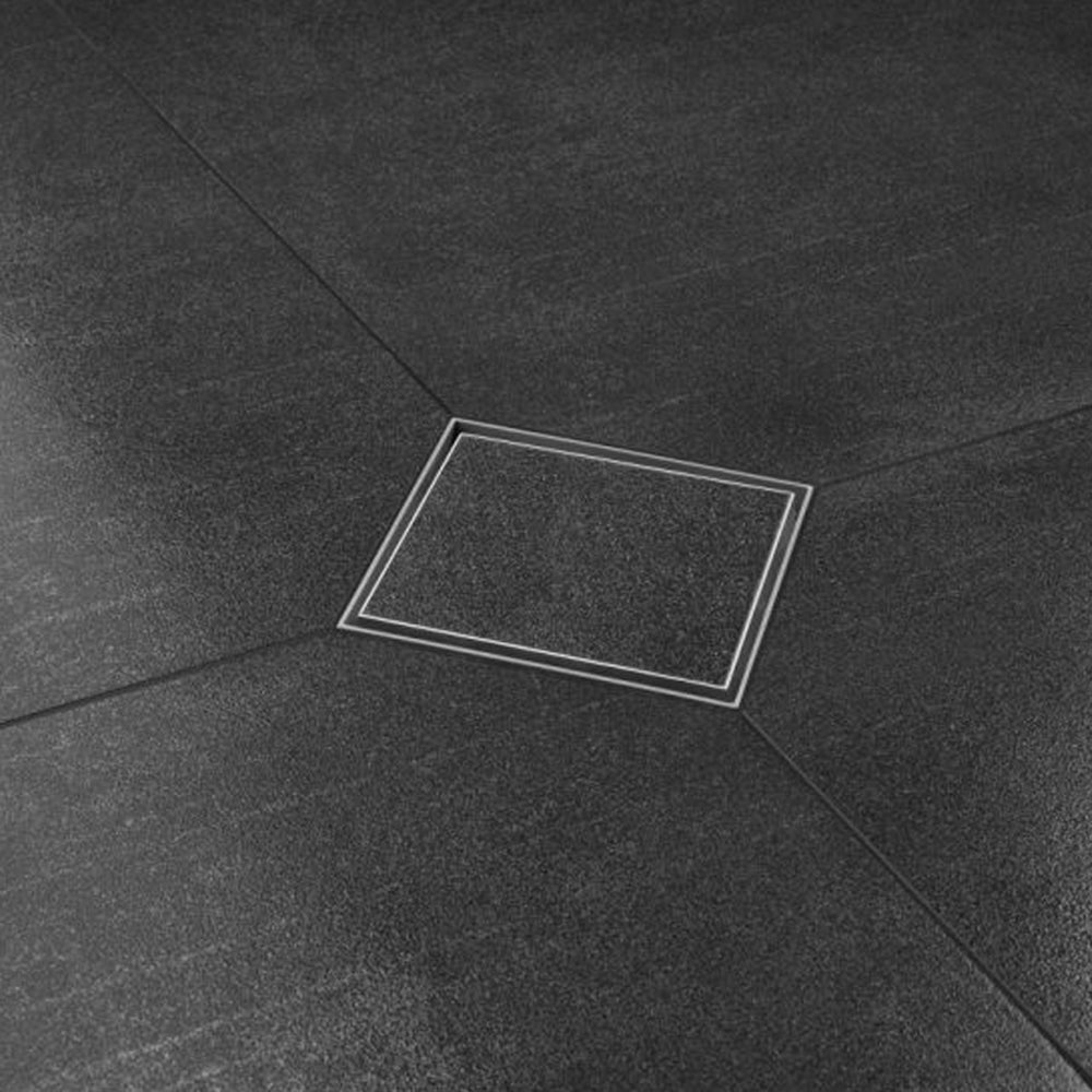 CHIUSINO 13x13 CON PORTAPIASTRELLA PER DOCCIA A PAVIMENTO - img 4