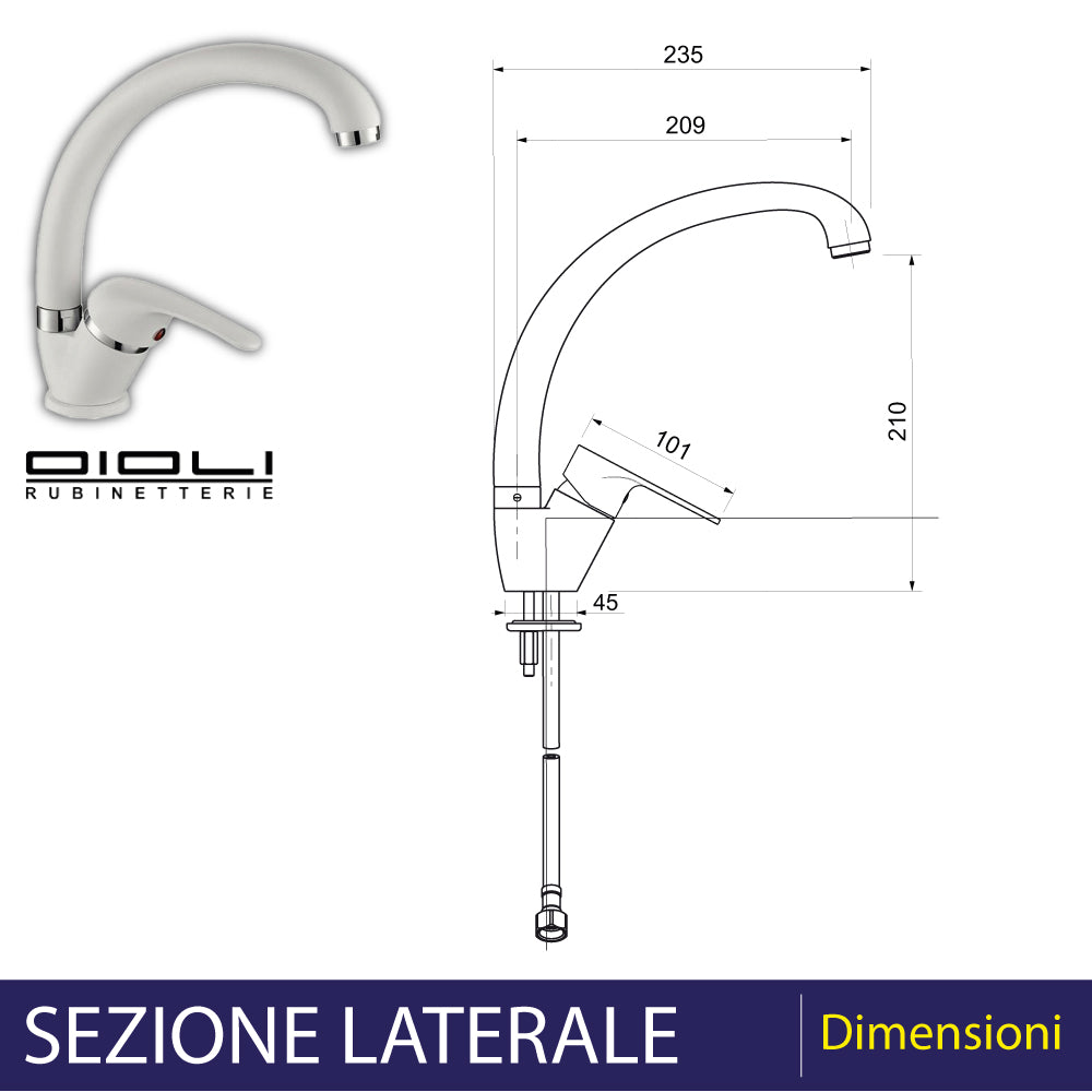 MISCELATORE LAVELLO GLORY CANNA SIMILFUSA - img 3