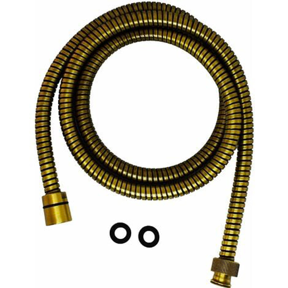 FLESSIBILE DOCCIA CONICO IN ACCIAIO BRONZATO - img 3