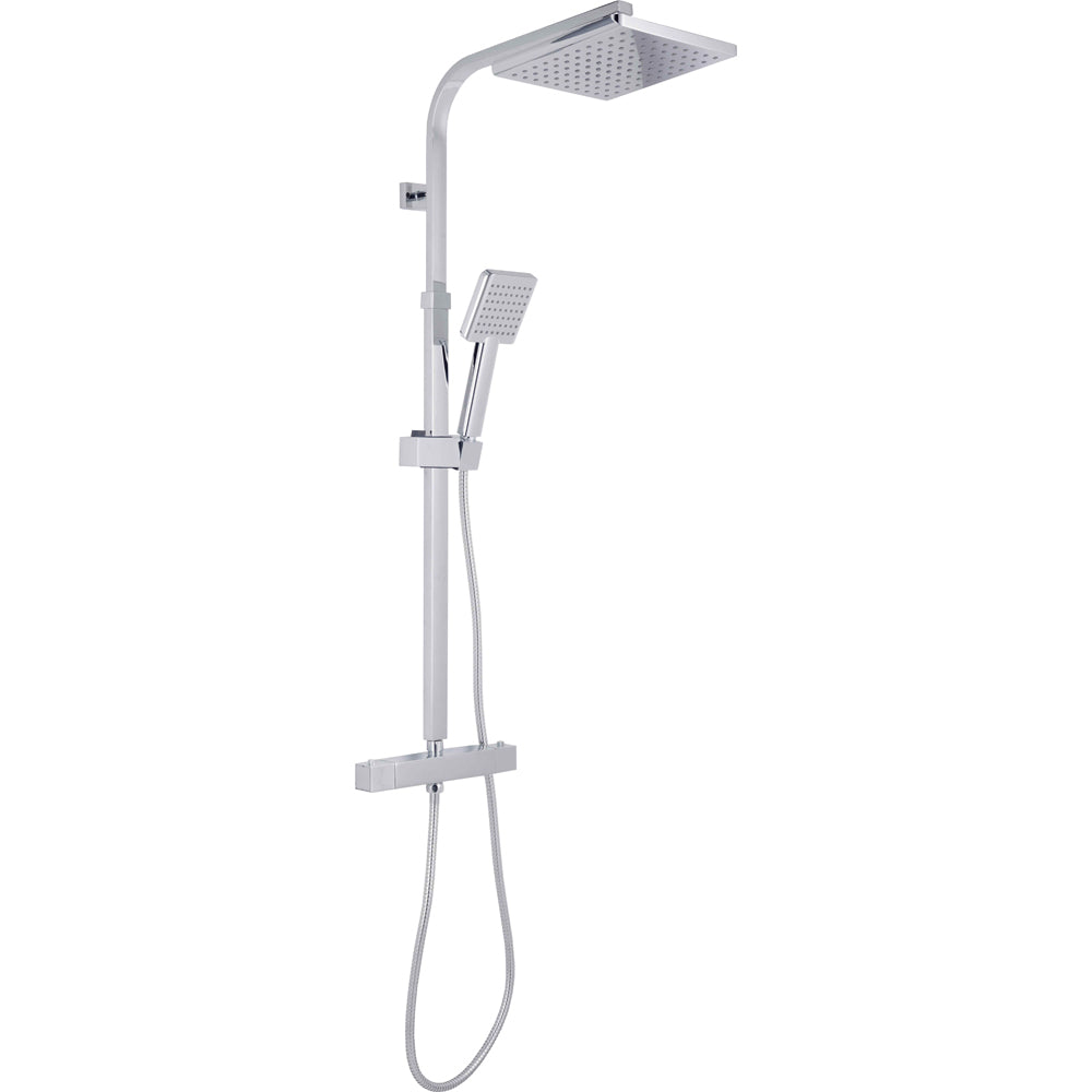 SET COLONNA DOCCIA MONOGETTO "SQUARE" QUADRA CON MISCELATORE TERMOSTATICO - img 2