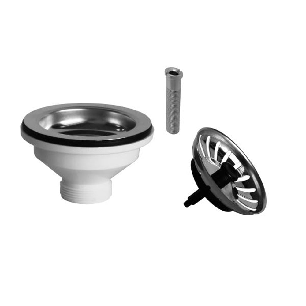 PILETTONE A CANESTRO CLICK-CLACK PER LAVELLO CUCINA CON FORO Ø 90 STP - img 4
