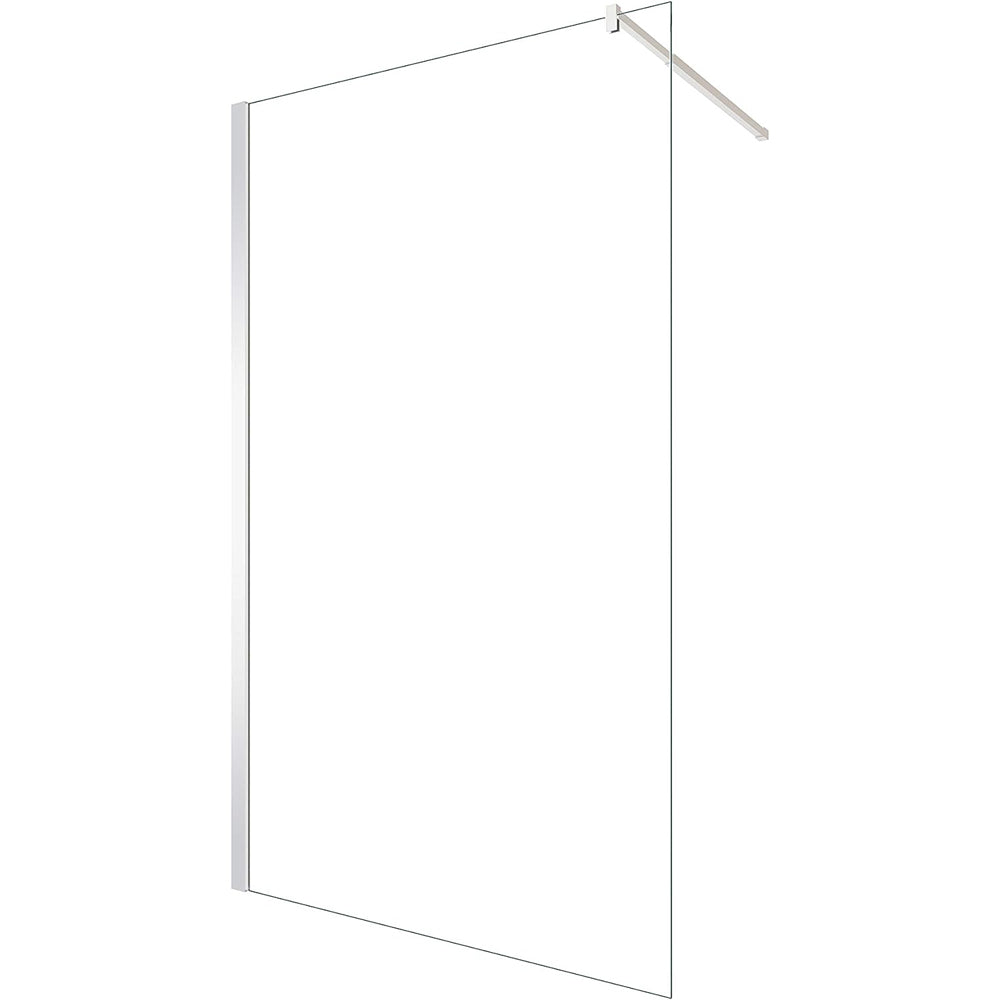 PARETE DOCCIA WALK-IN "ITACA" VETRO TRASPARENTE Sp.8 mm PROFILO CROMO - img 2