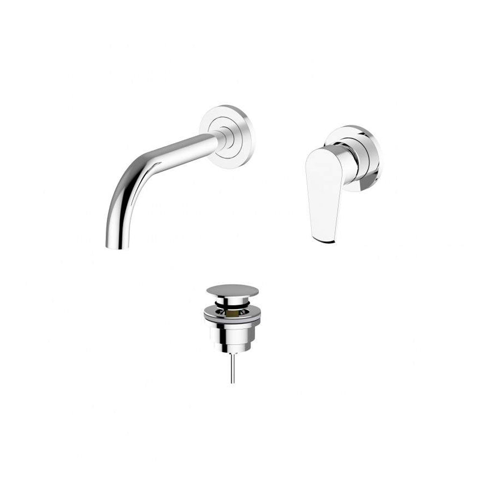 BATTERIA LAVABO INCASSO A PARETE VELVET - img 2