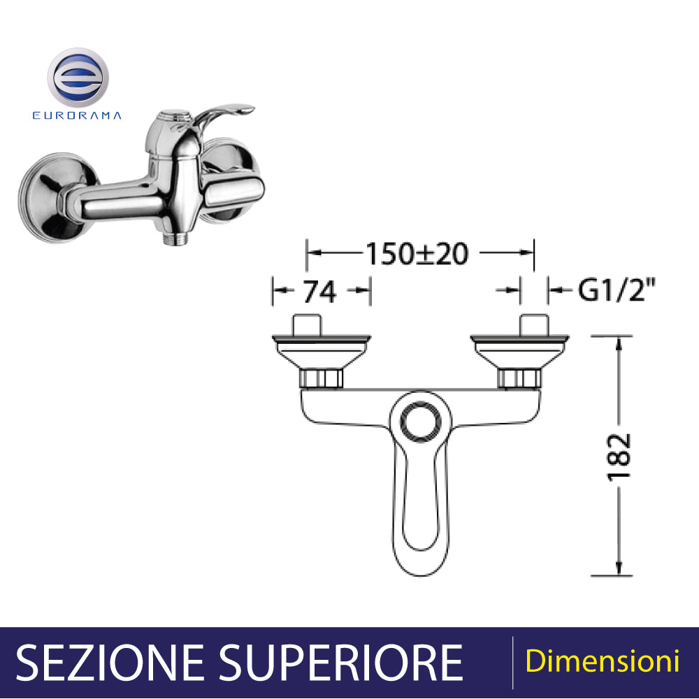 MISCELATORE DOCCIA ESTERNO "DODO" - img 3