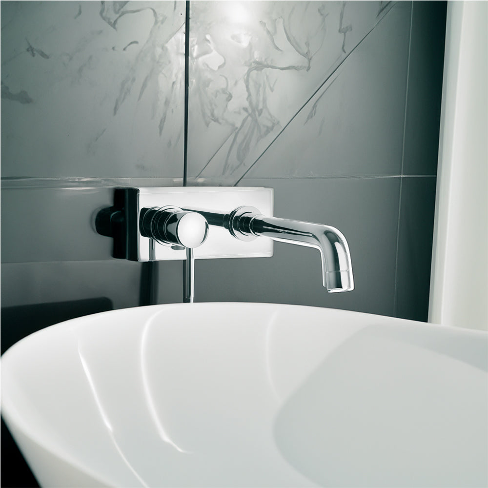 MISCELATORE LAVABO "NEW DISCO" BOCCA A MURO - img 4