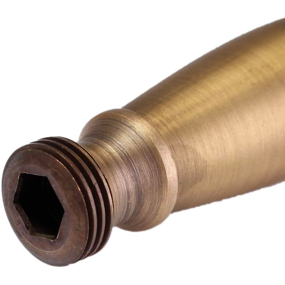 DOCCETTA MONOGETTO IN OTTONE "OLD STYLE" BRONZATO - img 5