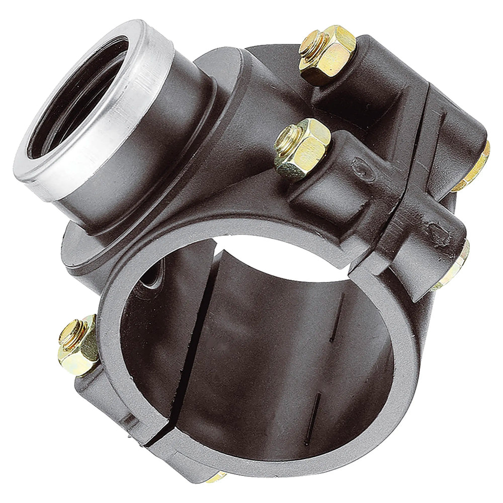 PRESA A STAFFA PN10 CON ANELLO DI RINFORZO IN ACCIAIO INOX UNIDELTA - img 3