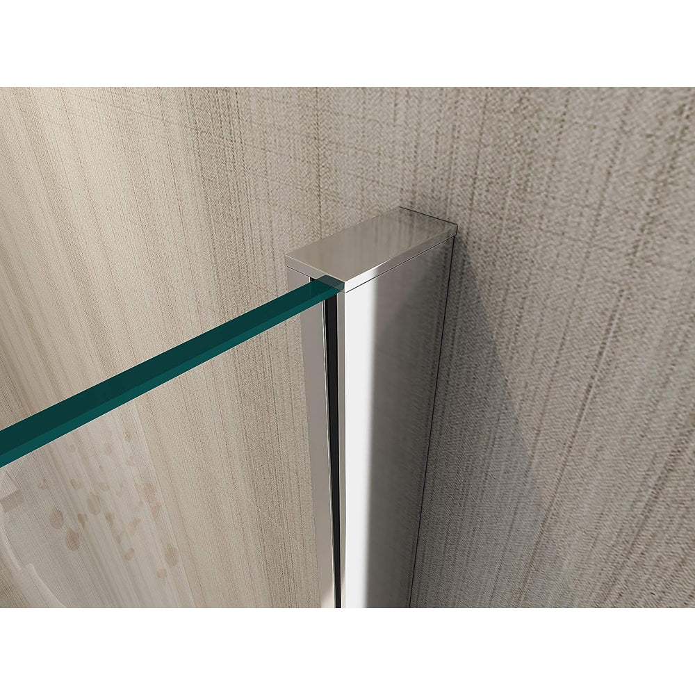 PARETE DOCCIA WALK-IN "ITACA" VETRO TRASPARENTE Sp.8 mm PROFILO CROMO - img 5