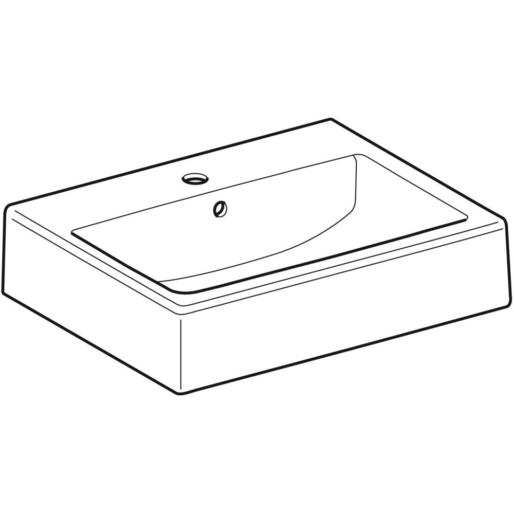 LAVABO DA APPOGGIO CON BACINO RETTANGOLARE "CLOSER" - img 3
