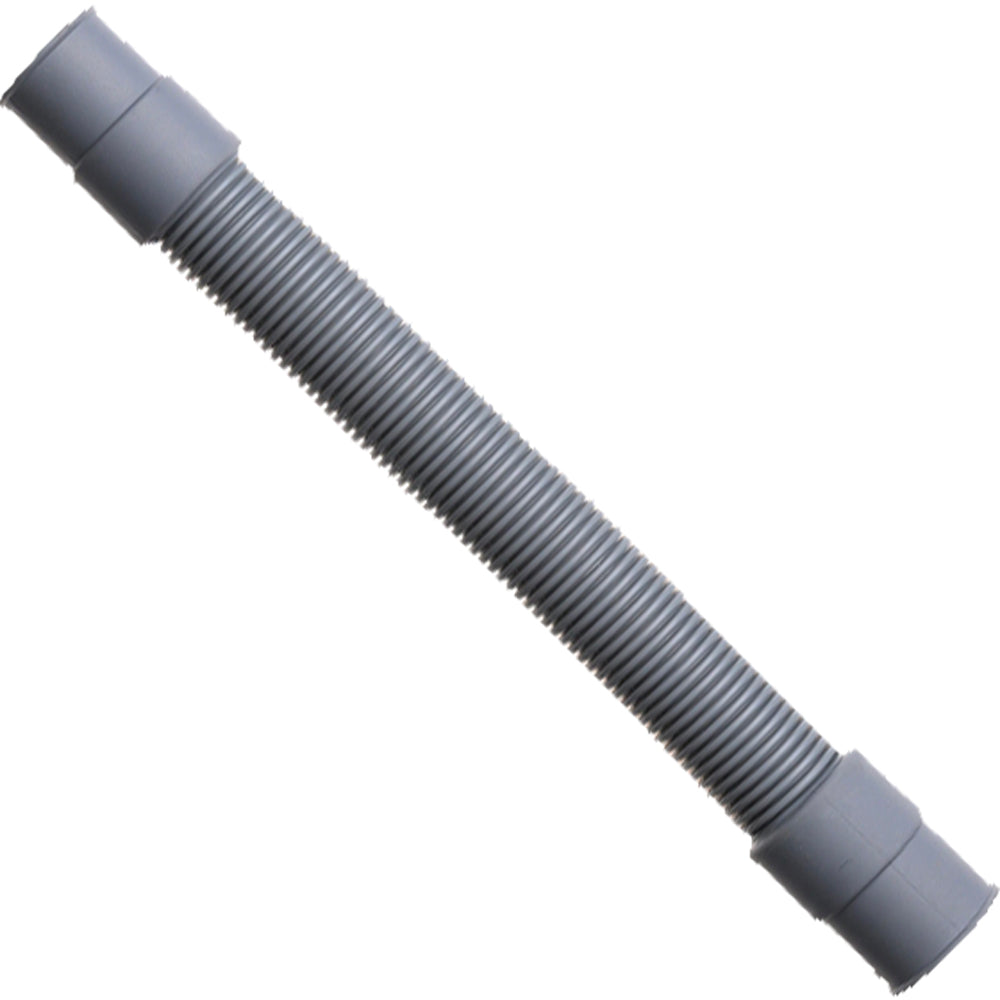 TUBO SCARICO LAVATRICE CORRUGATO 19x24 CON RACCORDI DIRITTI Ø19x22 - img 2