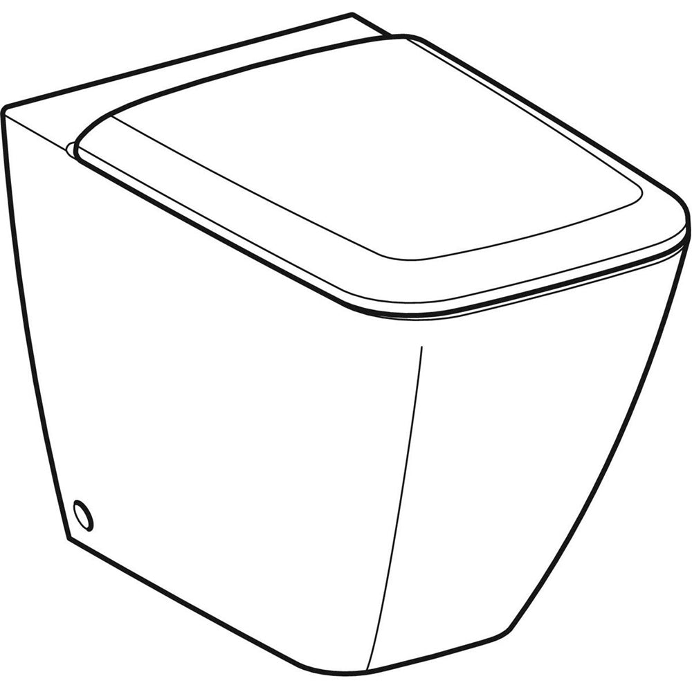 VASO FILO PARETE RIMFREE "ICON SQUARE" CON SEDILE - img 4