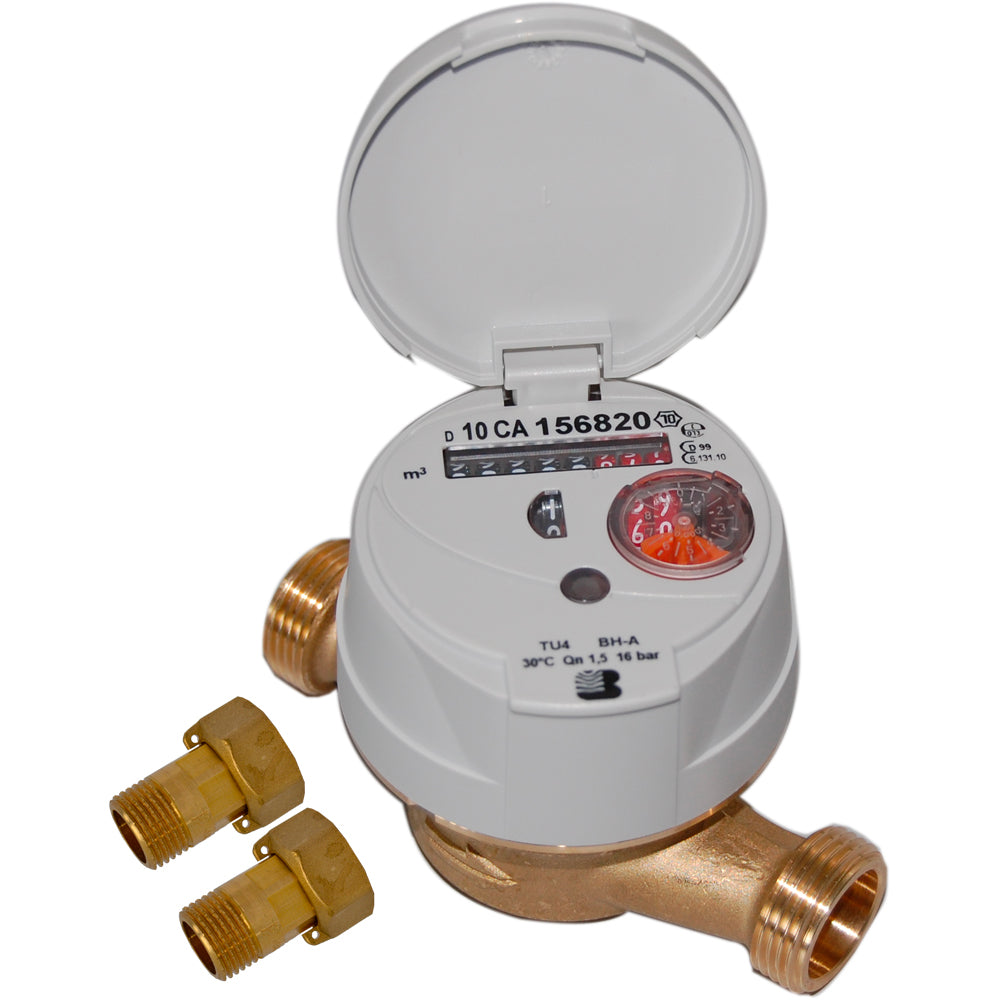 CONTATORE ACQUA A QUADRANTE ASCIUTTO 8 RULLI BOSCO - img 2