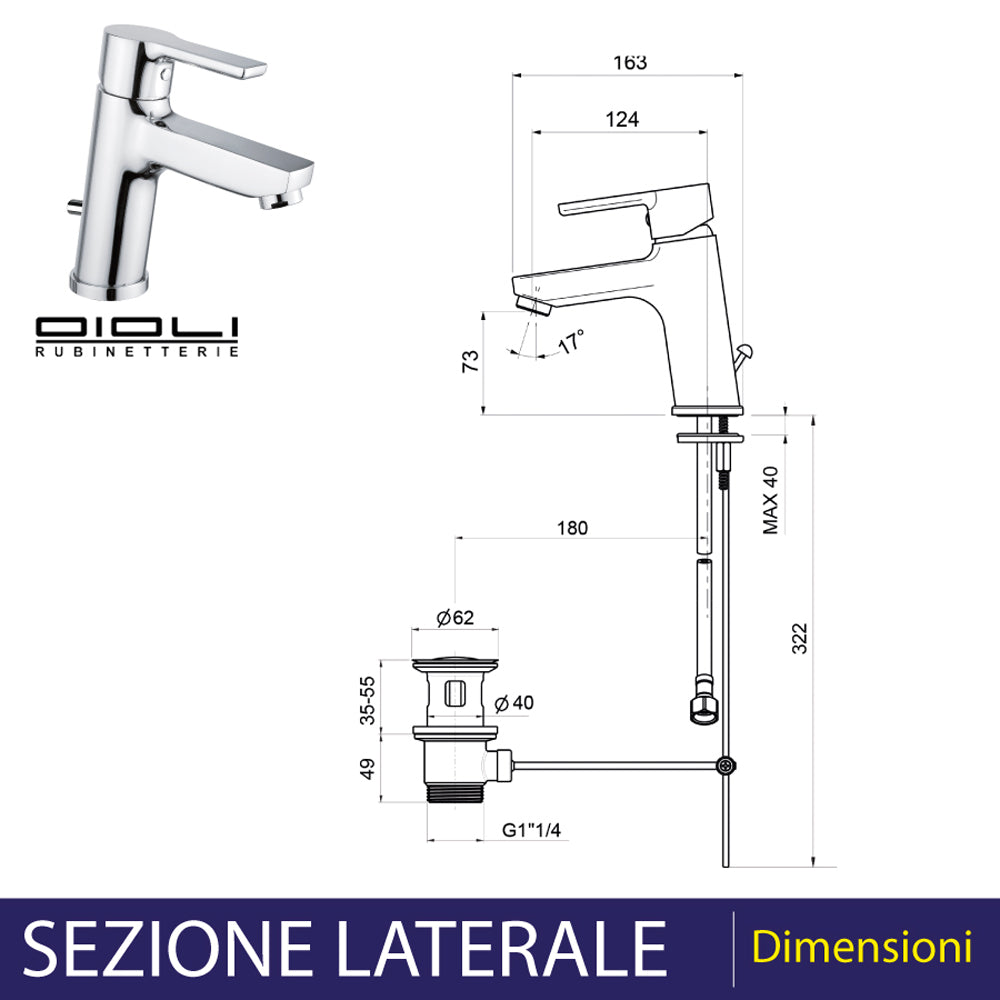 MISCELATORE LAVABO STILE - img 4