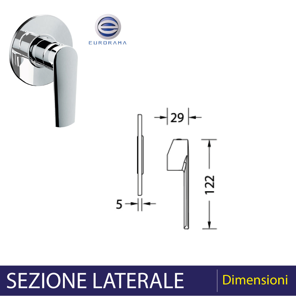 MISCELATORE DOCCIA INCASSO "KLINT" - img 4
