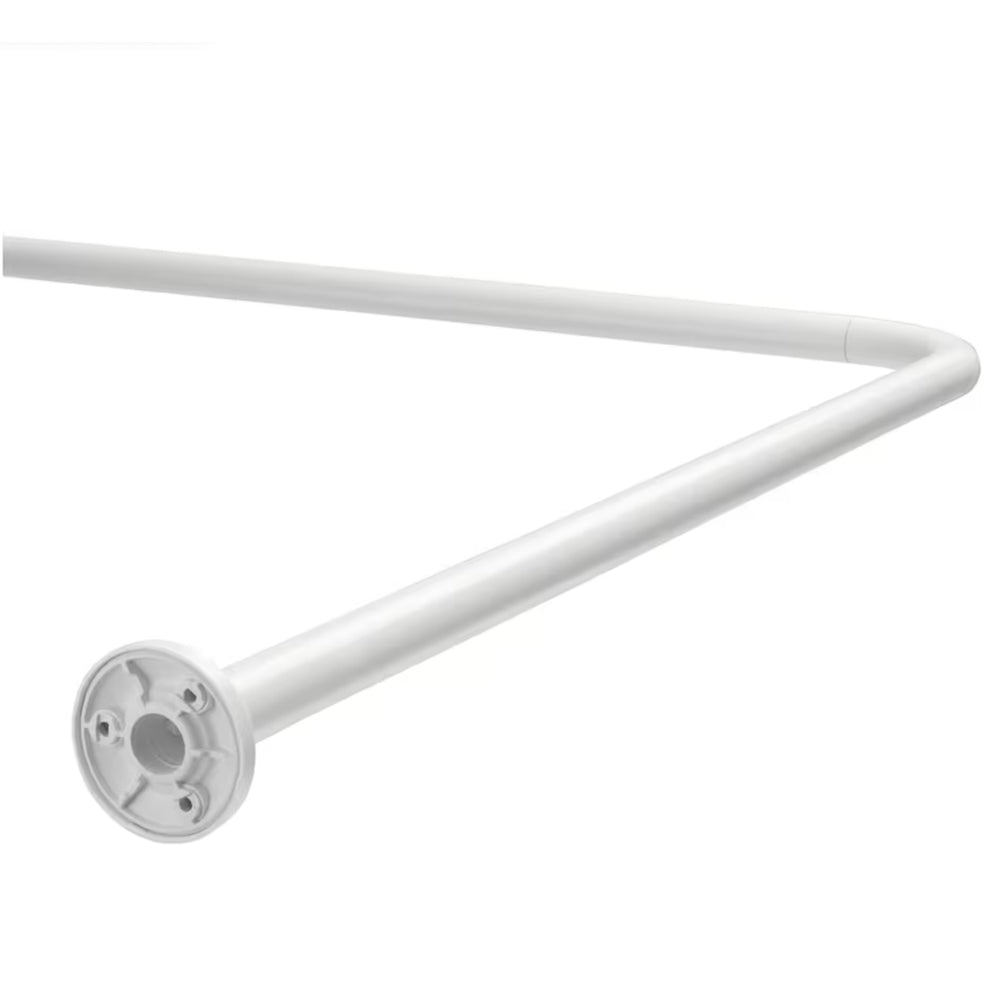 ASTA PER TENDA DOCCIA E VASCA BIANCO - img 2