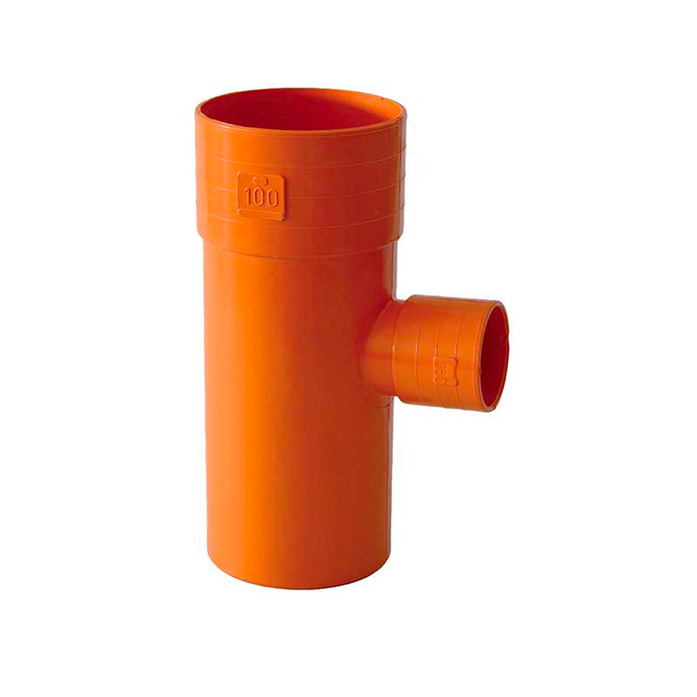 BRAGA RIDOTTA A 87,30° IN PVC ARANCIO - img 2
