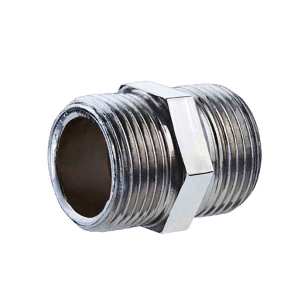 NIPLES DOPPIO MASCHIO/MASCHIO IN ACCIAIO ZINCATO OTER - img 2