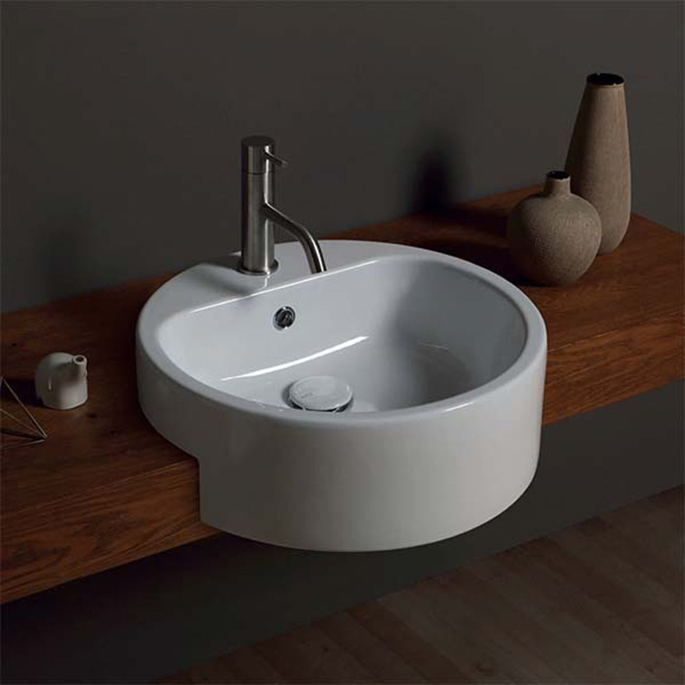LAVABO A SEMINCASSO CPR "VARIFORM" ROTONDO - img 4