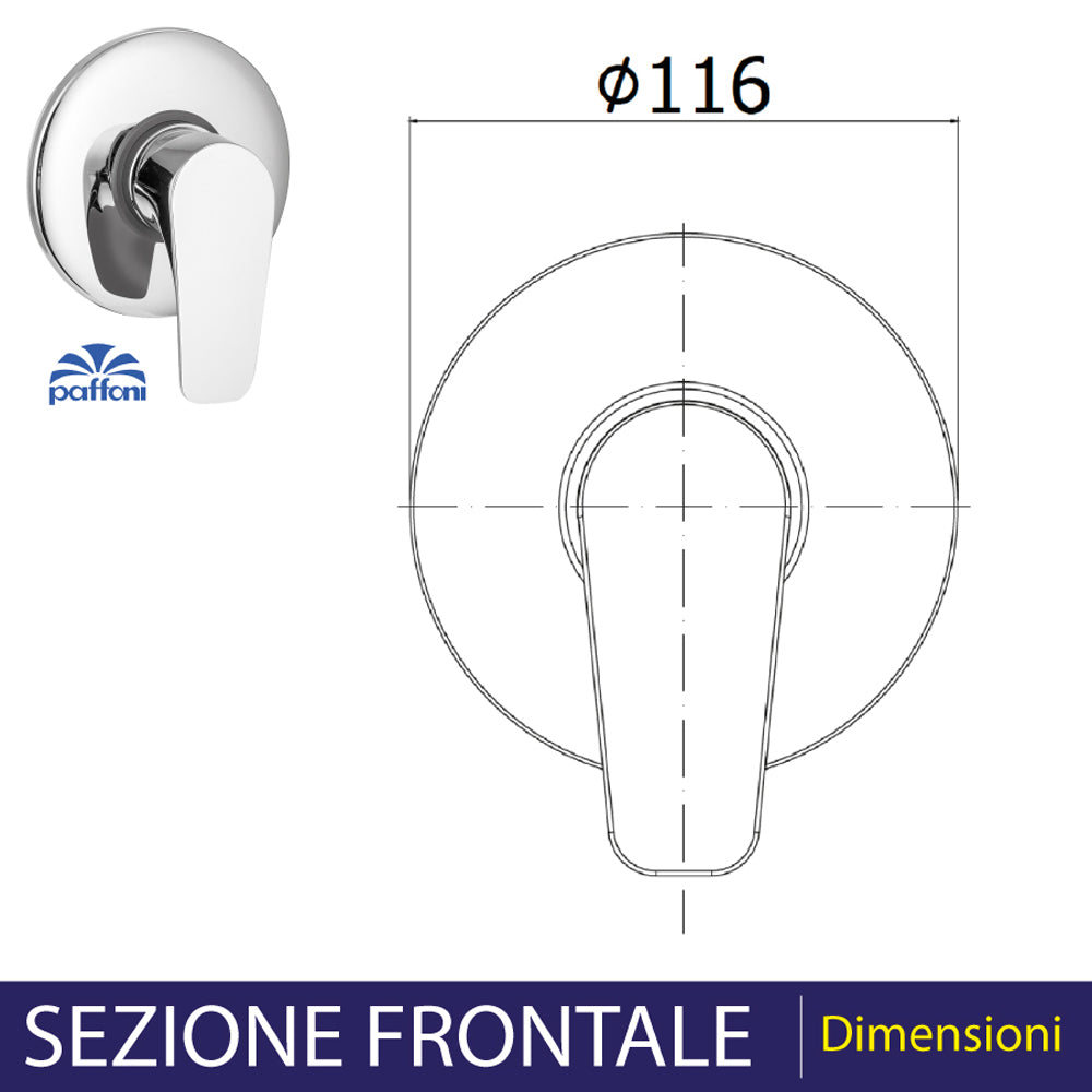 MISCELATORE INCASSO DOCCIA "LIME" - img 4