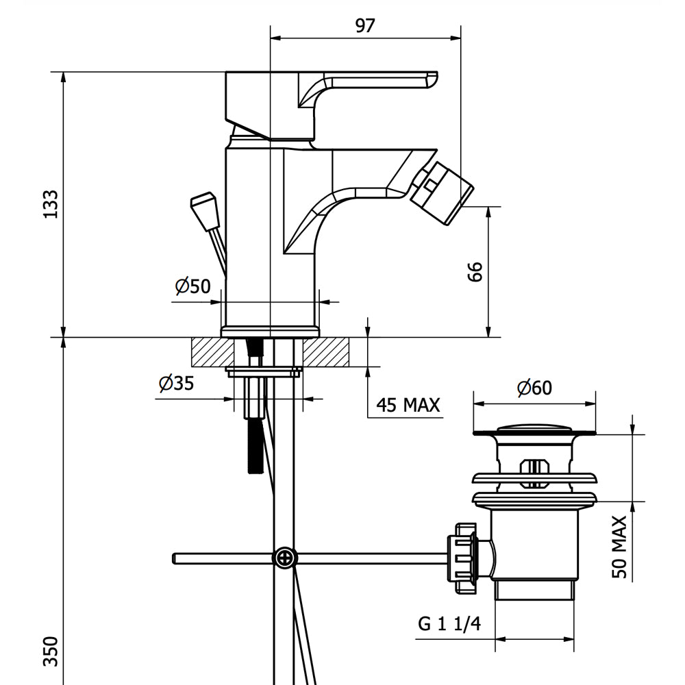 MISCELATORE BIDET GOODLIFE - img 3