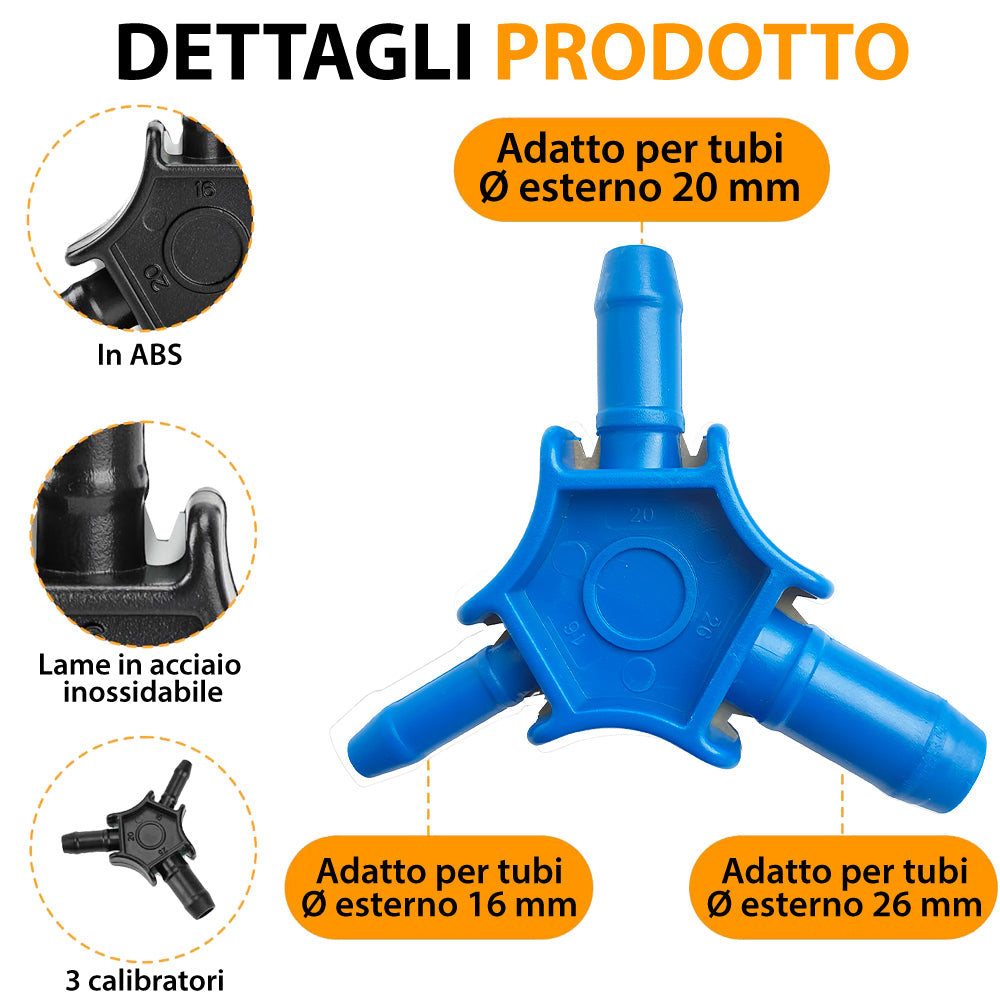 SBAVATORE CALIBRATORE TRIPLO "HOBBY" PER TUBO MULTISTRATO - img 3