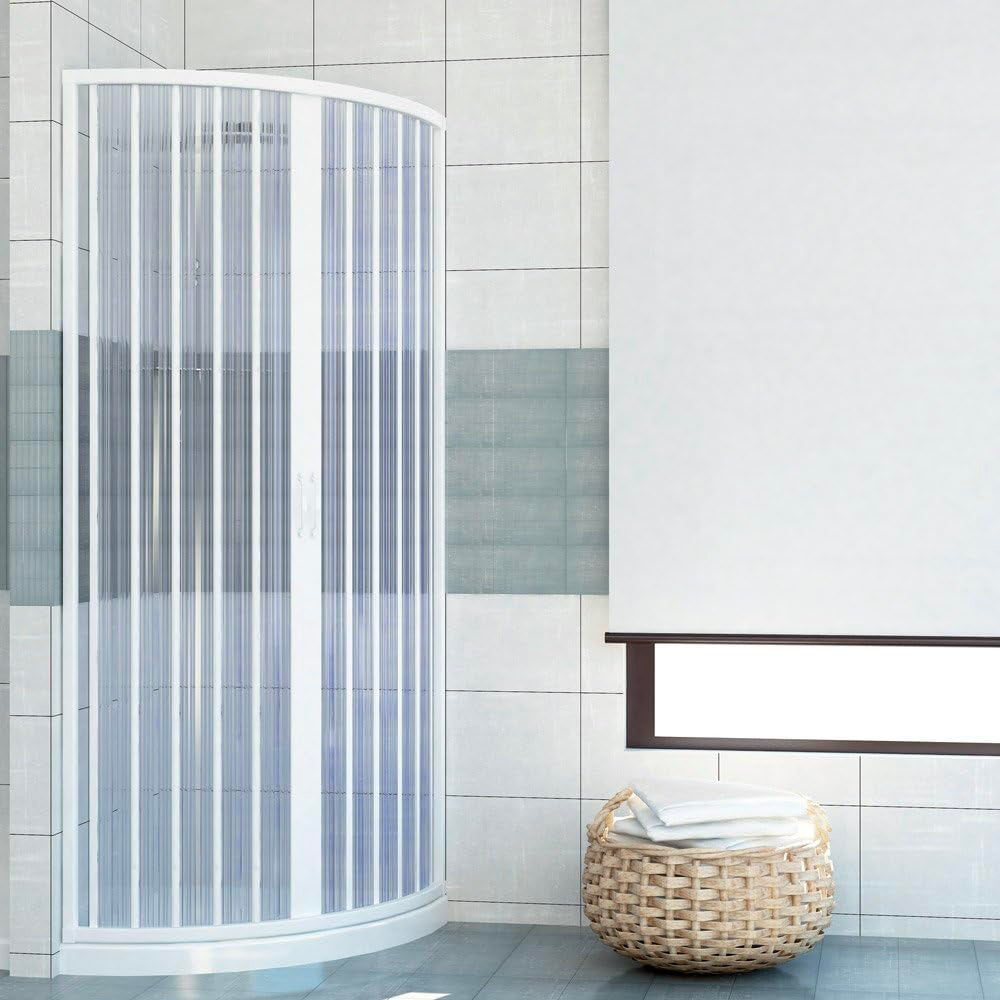 BOX DOCCIA SEMICIRCOLARE A SOFFIETTO IN PVC - img 2