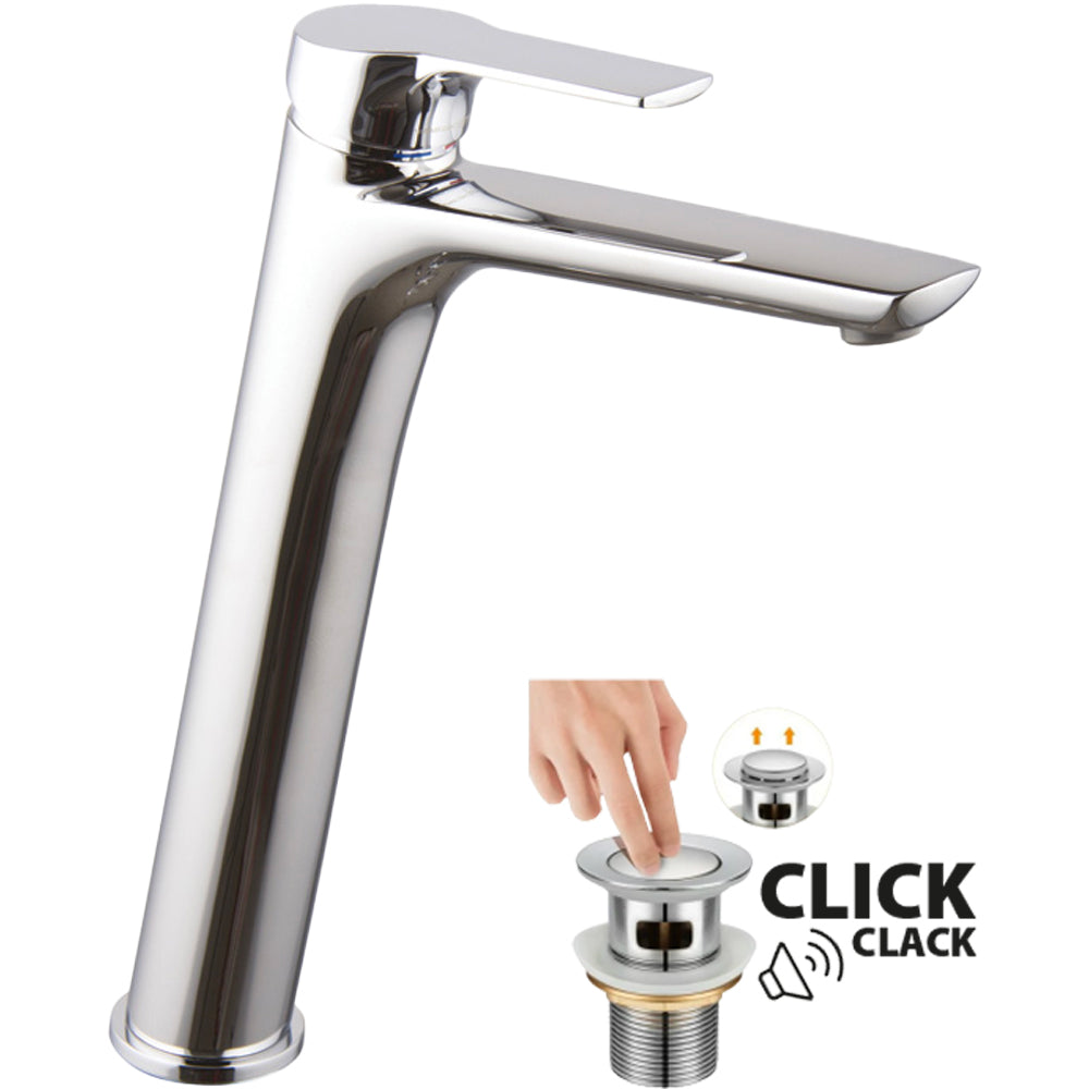 MISCELATORE LAVABO ALTO "SERIE 4" CON LEVA CHIUSA - img 2