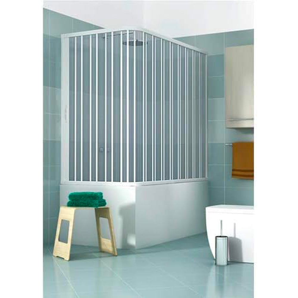 BOX SOPRAVASCA A 2 LATI H.150 A SOFFIETTO IN PVC - img 2