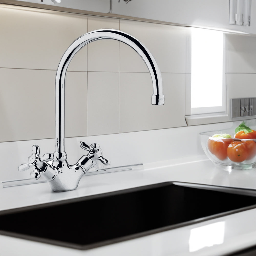MISCELATORE LAVELLO MONOFORO CON CANNA AD OMBRELLO "IRIS" - img 3